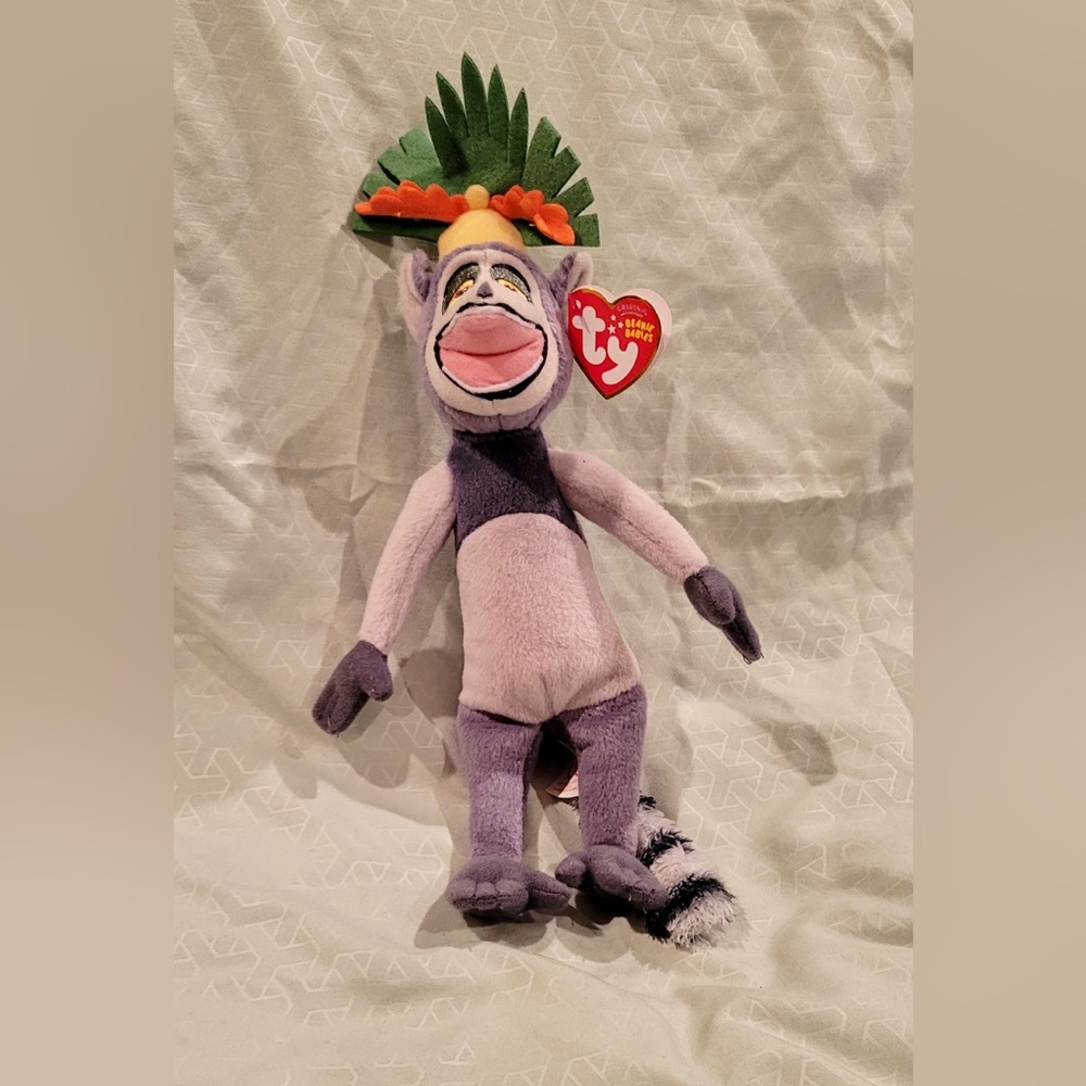 Ty Beanie Baby NWT King Julien